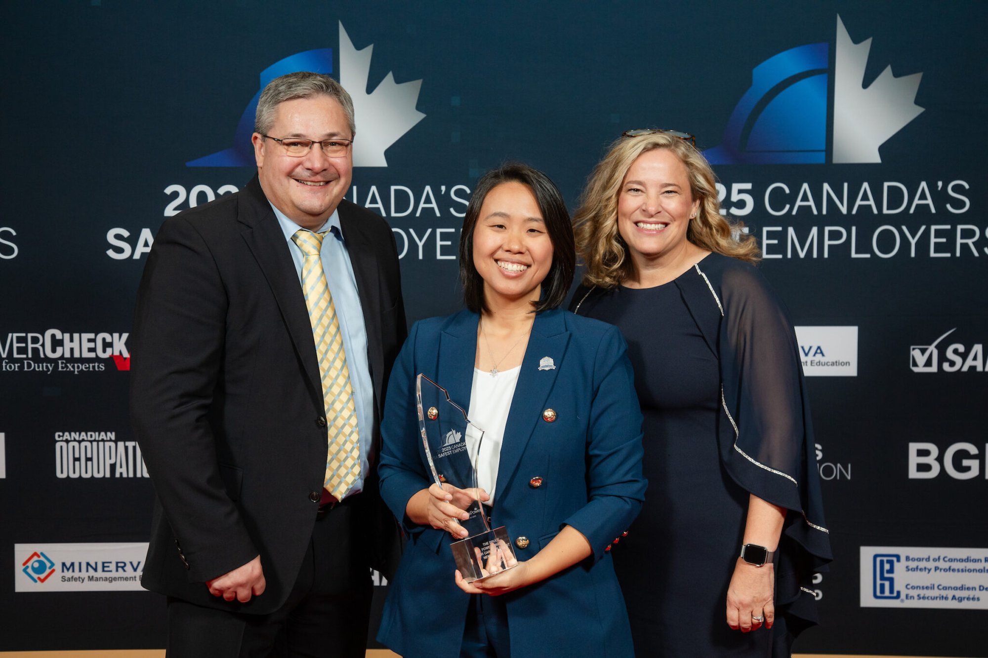 THE BRUCE POWER AWARD FOR CANADA’S SAFEST NEW EMPLOYER